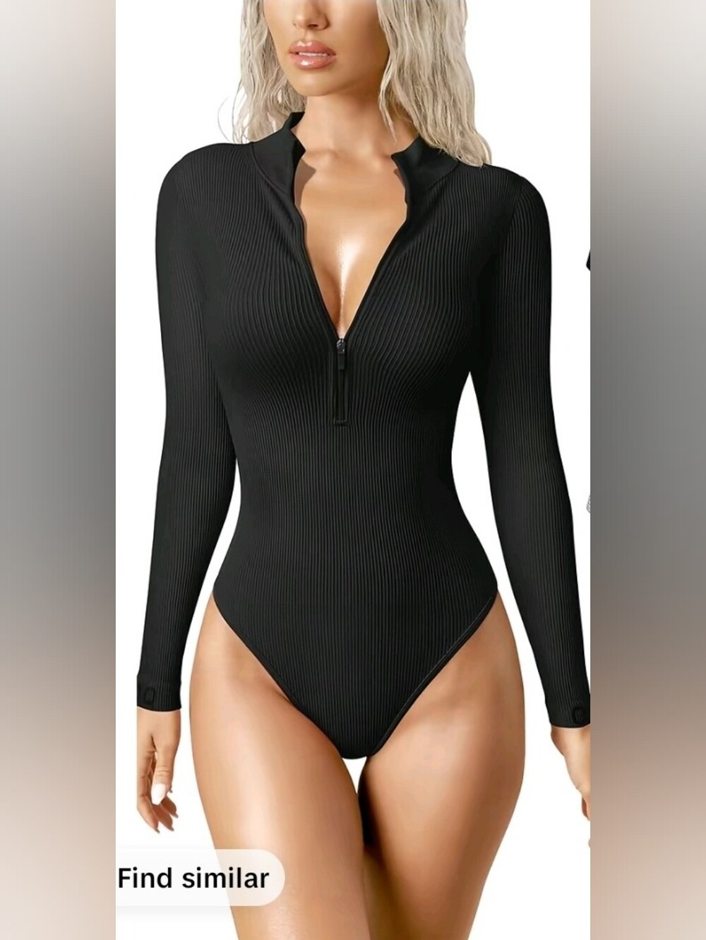 Bodysuit With zipper